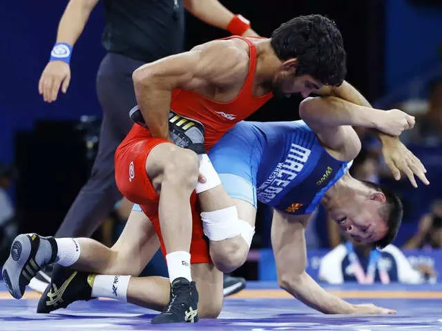 Olympics 2024: Aman Sehrawat enters quarterfinal in Wrestling Paris  Olympics - The Economic Times