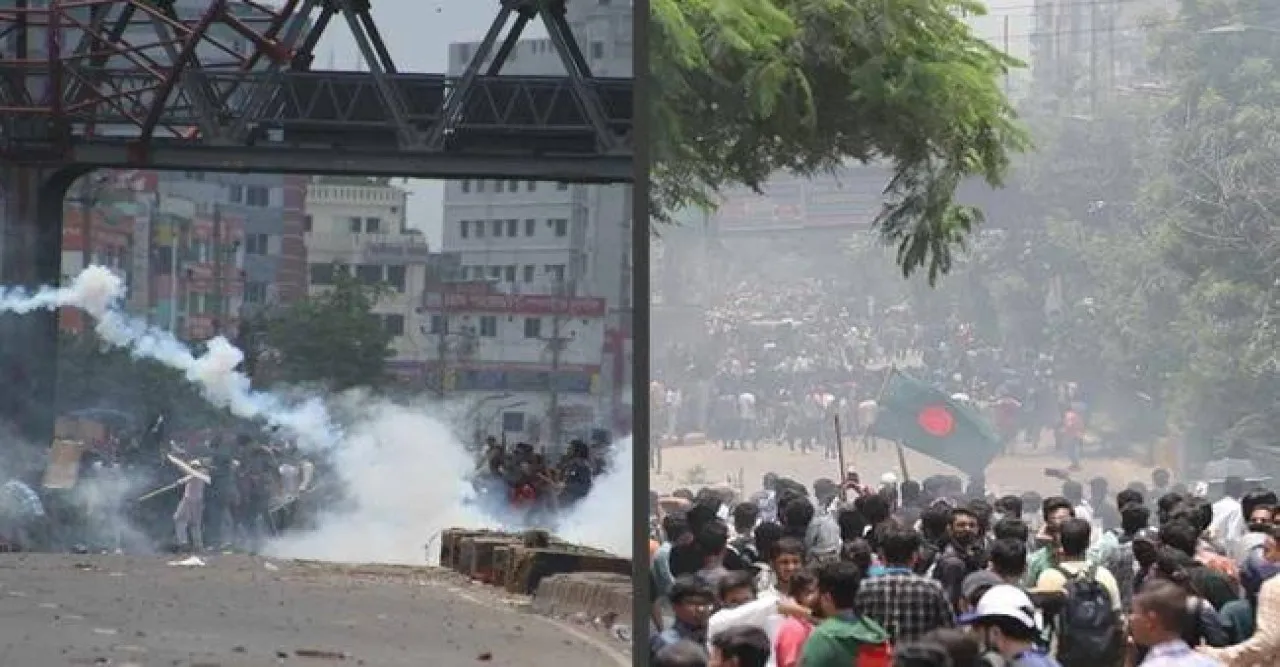 অগ্নিগর্ভ বাংলাদেশ, পুলিশ-পড়ুয়া সংঘর্ষে দেশজুড়ে মৃতের সংখ্যা বেড়ে ৩৯ -  পুবের কলম _ Puber Kalom _ Bangla News _ Latest Bengali News _ বাংলা সংবাদ,  বাংলা খবর _ ...