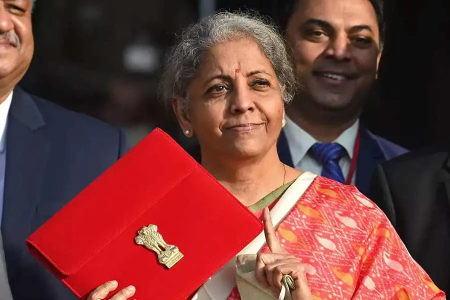 Nirmala Sitharaman | Union Finance Minister Nirmala Sitharaman will present  the Union Budget for the sixth time in a row - Anandabazar