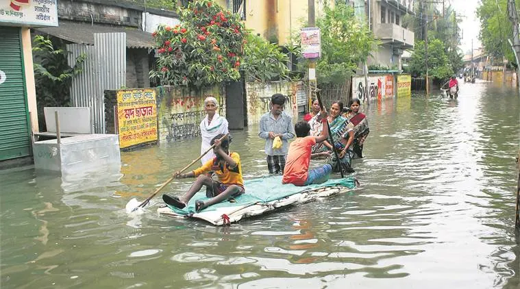 West Bengal floods: 32 people dead, 14 lakh affected; situation still  'grim' | India News - The Indian Express