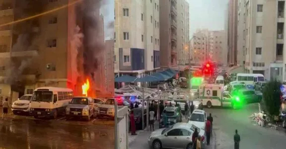 Building owned by Malayali catches fire in Kuwait; 41 including 5 Keralites  killed | Kuwait Fire | Kuwait Mangaf | Kuwait Fire Accident