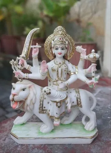 Marble Durga Maa Statue, Home at Rs 35000 in Jaipur | ID: 27046259491