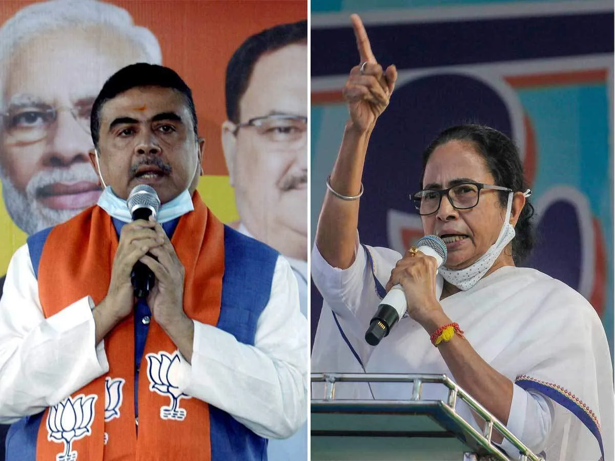 Suvendu Adhikari accepts Mamata Banerjee's dare, says will defeat her in  Nandigram or quit politics - The Economic Times