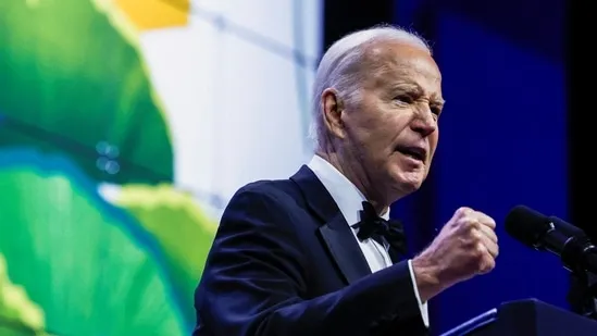 U.S. President Joe Biden delivers remarks at the Asian Pacific American Institute for Congressional Studies' 30th Annual Gala, at the Walter E. Washington Convention Center in Washington, U.S., May 14, 2024. REUTERS/Evelyn Hockstein/File Photo(REUTERS)