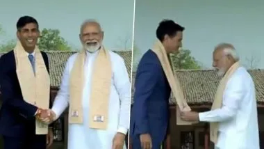 G20 Summit 2023: PM Narendra Modi Welcomes UK Counterpart Rishi Sunak,  Justin Trudeau And Other G20 Leaders at Rajghat To Pay Homage to Mahatma  Gandhi (Watch Videos) | LatestLY