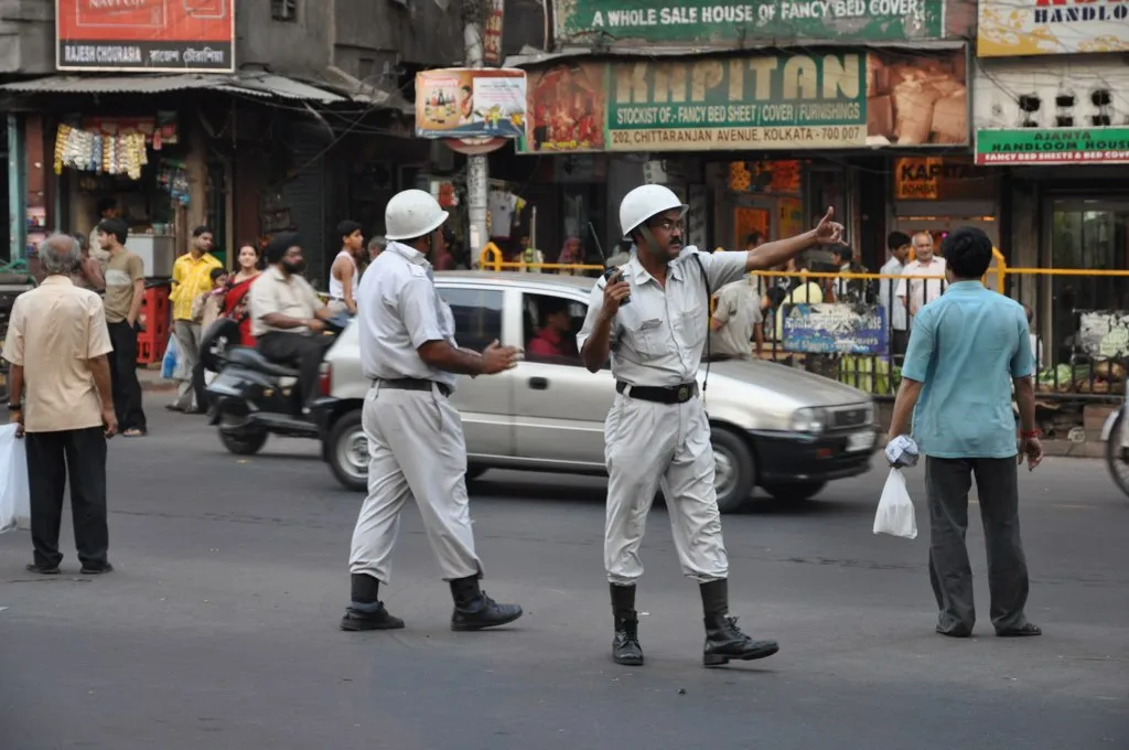 Kolkata traffic police | Markus Lerner | Flickr