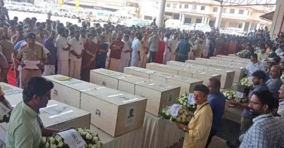 Kuwait fire: Bodies of 31 victims arrive in Kerala, public pay homage to  deceased at Kochi aiport| List of Malayali victims | Kuwait Fire  repatriation | Kuwait Mangaf | Kuwait Fire Accident