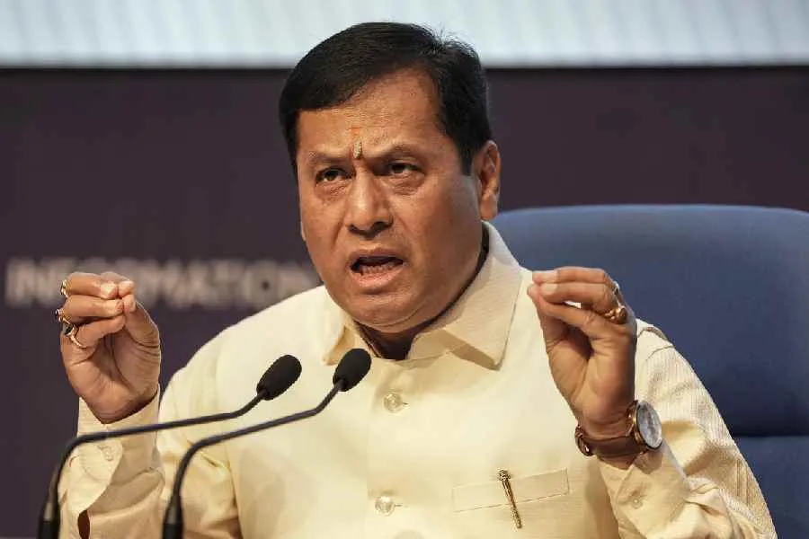 Sarbananda Sonowal | Assam: Union minister Sarbananda Sonowal files  nomination for Dibrugarh Lok Sabha seat - Telegraph India