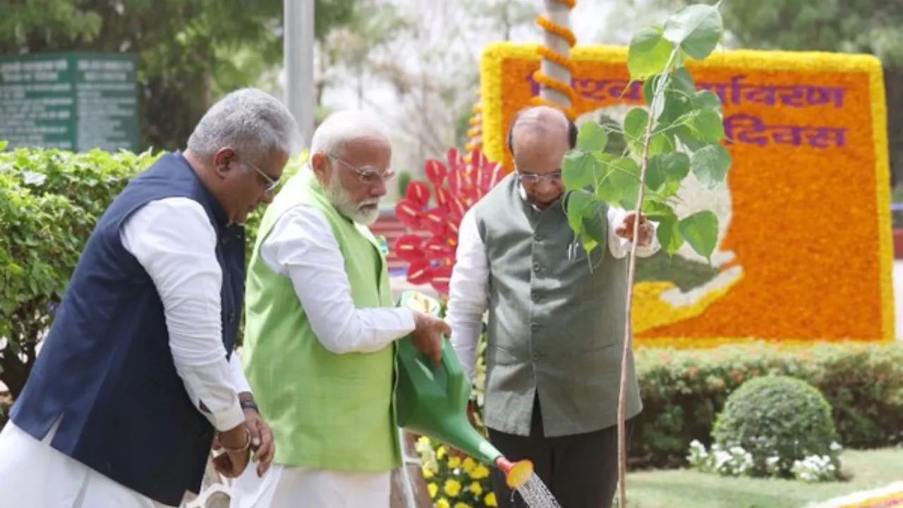 PM Modi Launches 'Ek Ped Maa Ke Naam' Campaign On World Environment Day |  Times Now