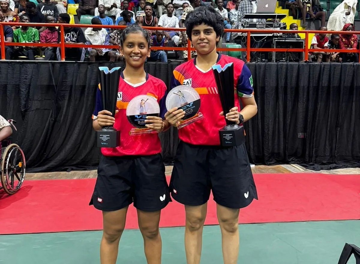 Watch: Sreeja Akula and Archana Kamath train for doubles under coach  Massimo ahead of Paris Olympics