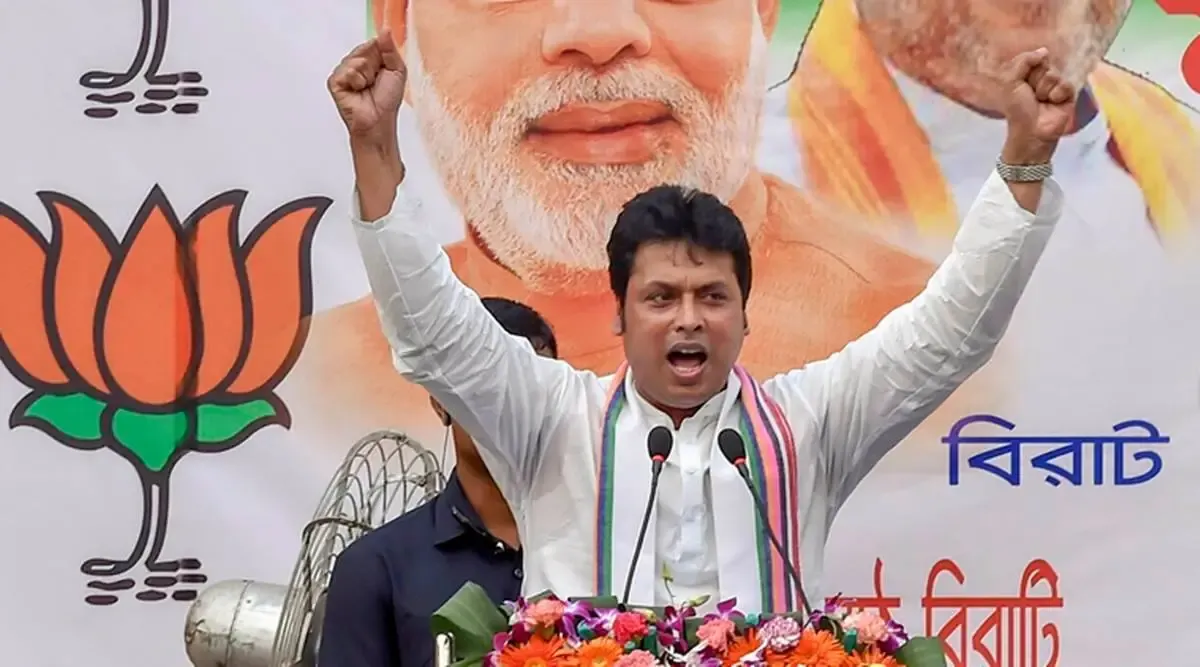 Former Tripura CM Biplab Kumar Deb made Haryana in-charge by BJP | India  News - The Indian Express