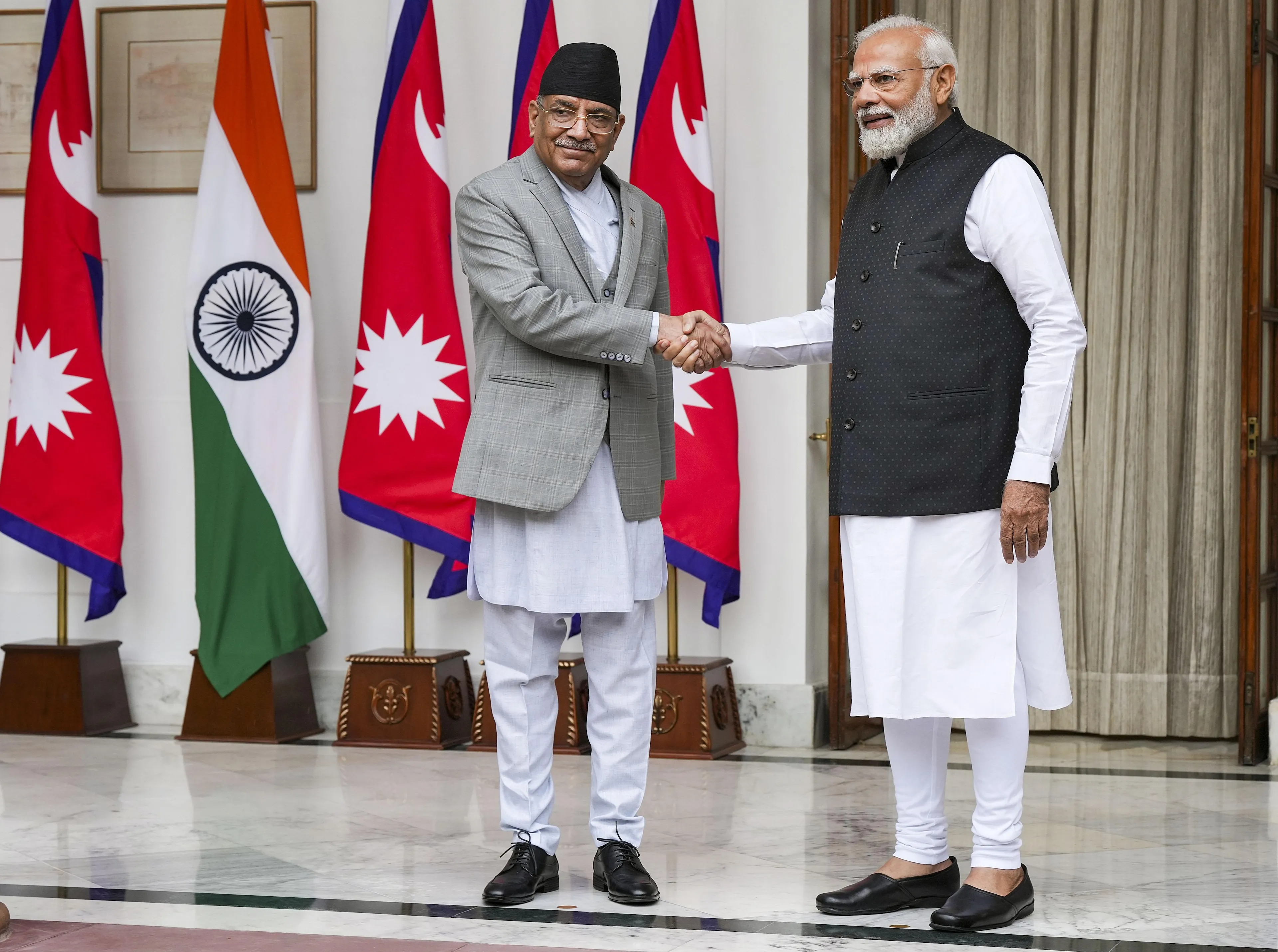 Nepal PM Pushpa Kamal Dahal's visit to India strengthens age-old bonds |  World News - Business Standard