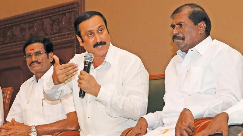 We want tainted mins punished: Anbumani Ramadoss | We want tainted mins  punished: Anbumani Ramadoss