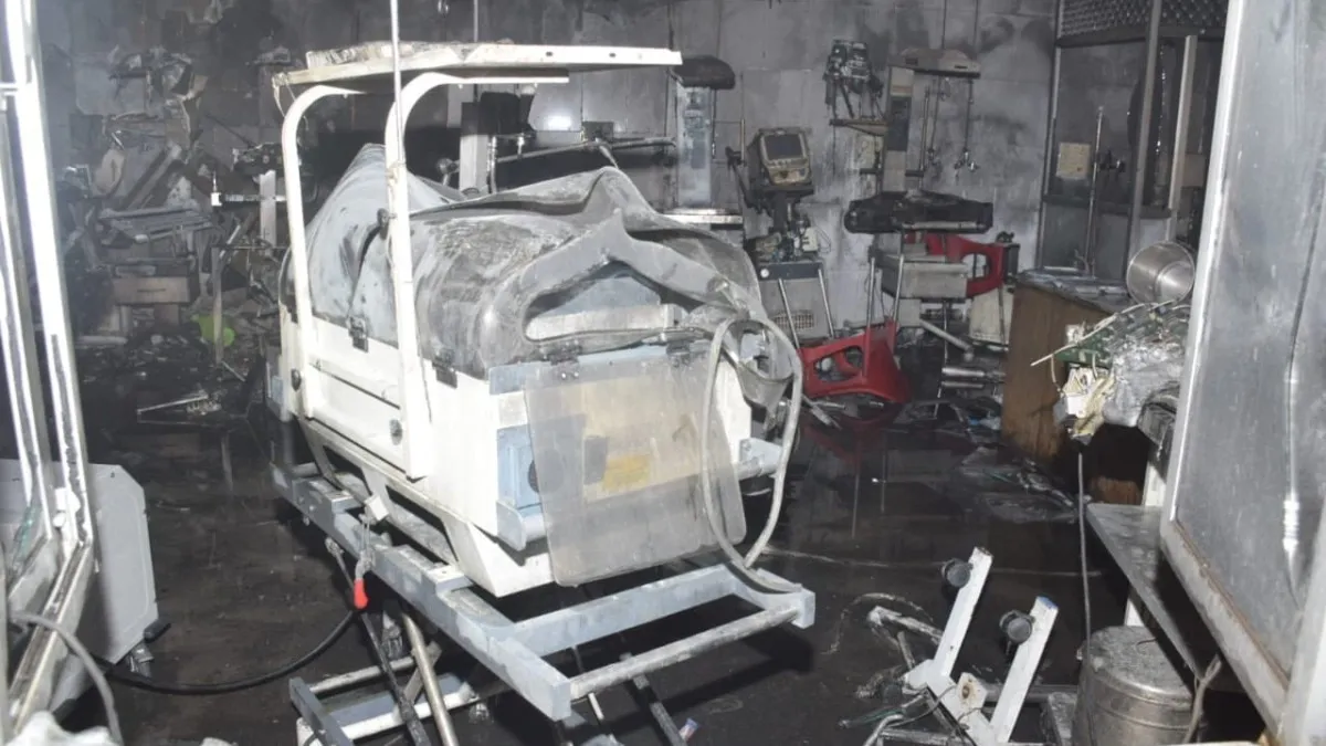Jhansi hospital fire newborns killed - Jhansi Medical College Hospital fire  probe - India Today