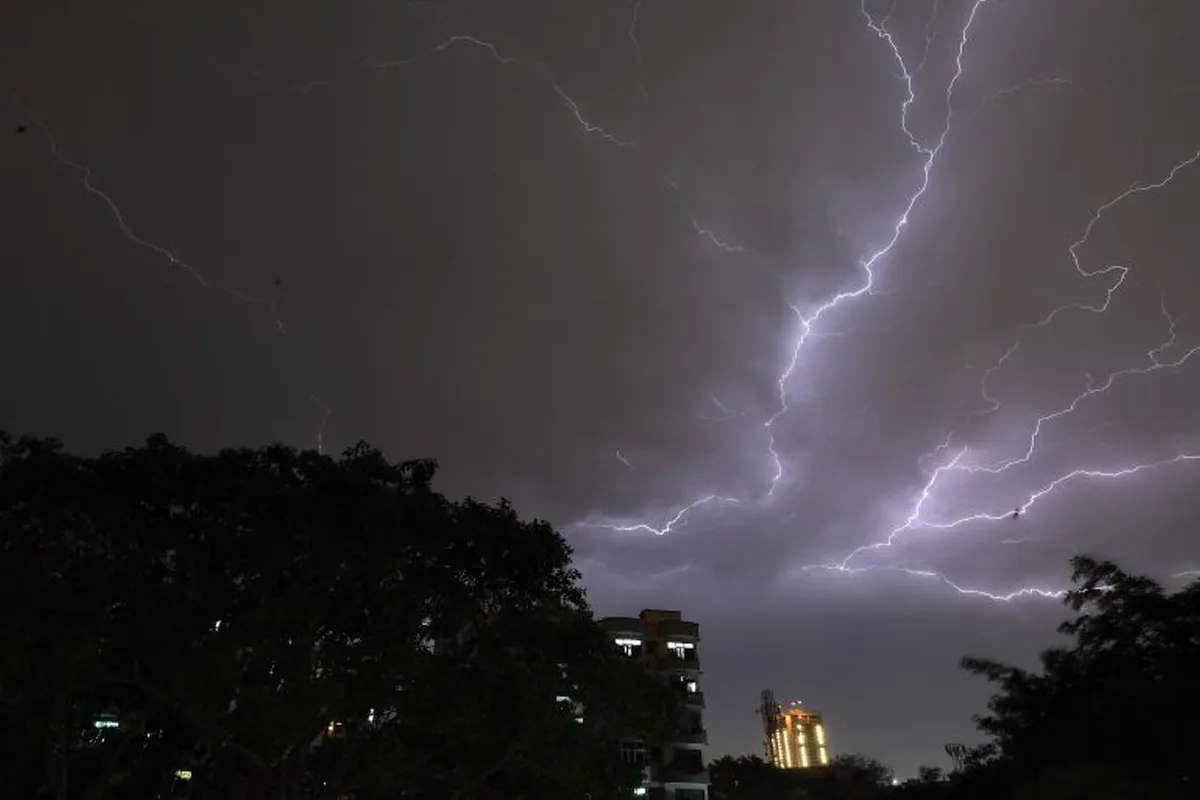 Thunderstorm, rain bring relief to city