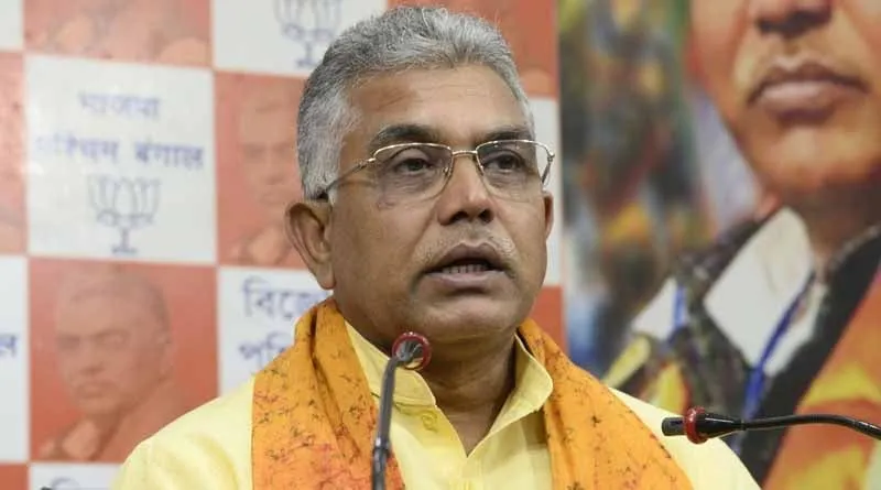 Dilip Ghosh attacks female DM in abusive language । Sangbad Pratidin