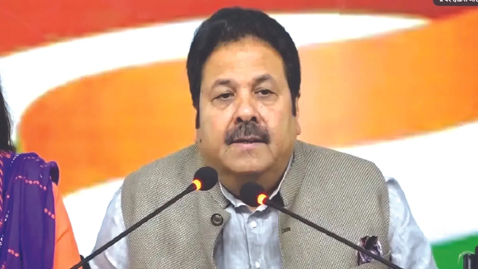 BJP Cleared From South, Halved In North: Congress MP Rajeev Shukla - The  Hills Times