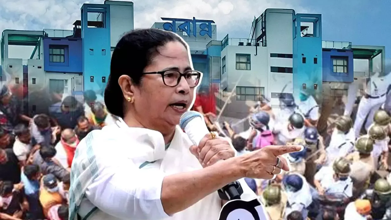 Nabanna Abhijan: নবান্ন অভিযান ঘিরে ধুন্ধুমার রাজপথে! এখন কোথায় আছেন মমতা?  জানলে চমকে যাবেন