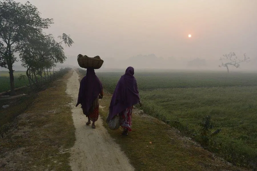 কলকাতার বাইরের জেলাগুলিতে শীতের দাপট