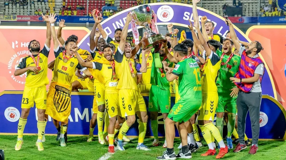 ISL Final 2021-22: Hyderabad FC win maiden ISL Trophy, beat Kerala Blasters  on penalty shoot-out – India TV