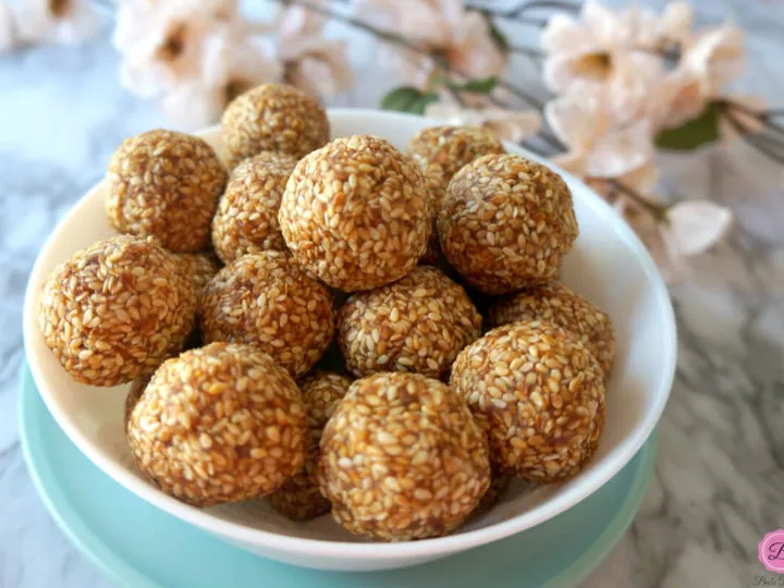 Sugar Free Til Ladoo - Sugarless Sesame Seeds Ladoo