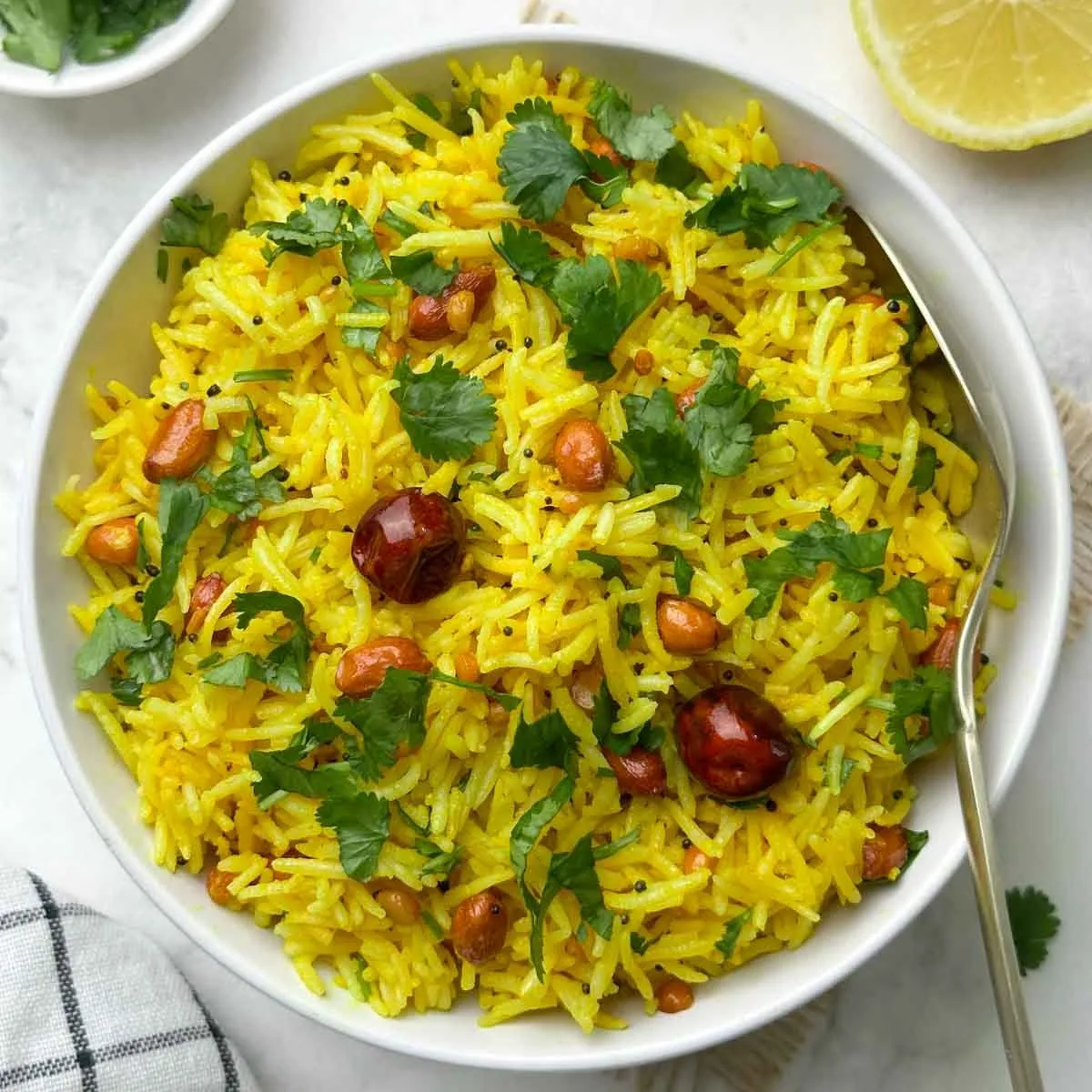 Lemon Rice Recipe - Instant Pot & Stovetop