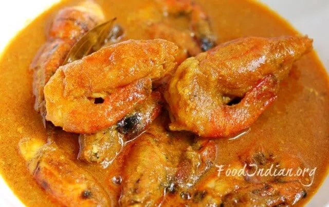 Prawn Malai-Curry - Traditional Chingri Malaikari - Food Indian