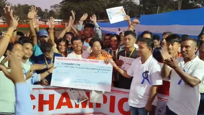 সিন্ধুৰা হাজৰিকা সোৱৰণী প্ৰাইজমানি ফুটবল প্ৰতিযোগিতা