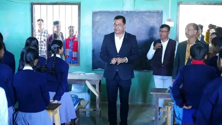 Gunotsav-2025: MLA Rupak Sharma at Palashtal Kasmari Higher Secondary School