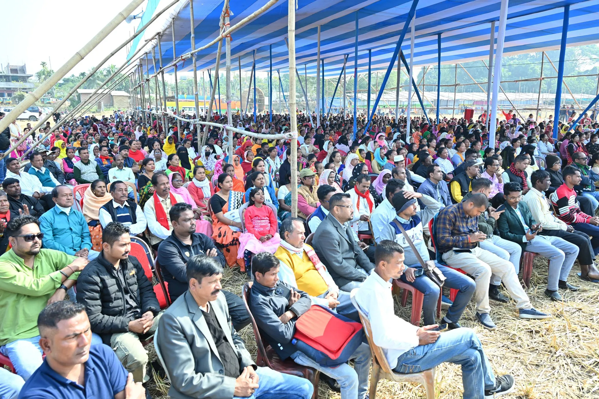কামপুৰত কপিলী মাথাউৰিৰ আধাৰশিলা স্থাপন জলসম্পদ মন্ত্ৰী পীয়ুষ হাজৰিকাৰ