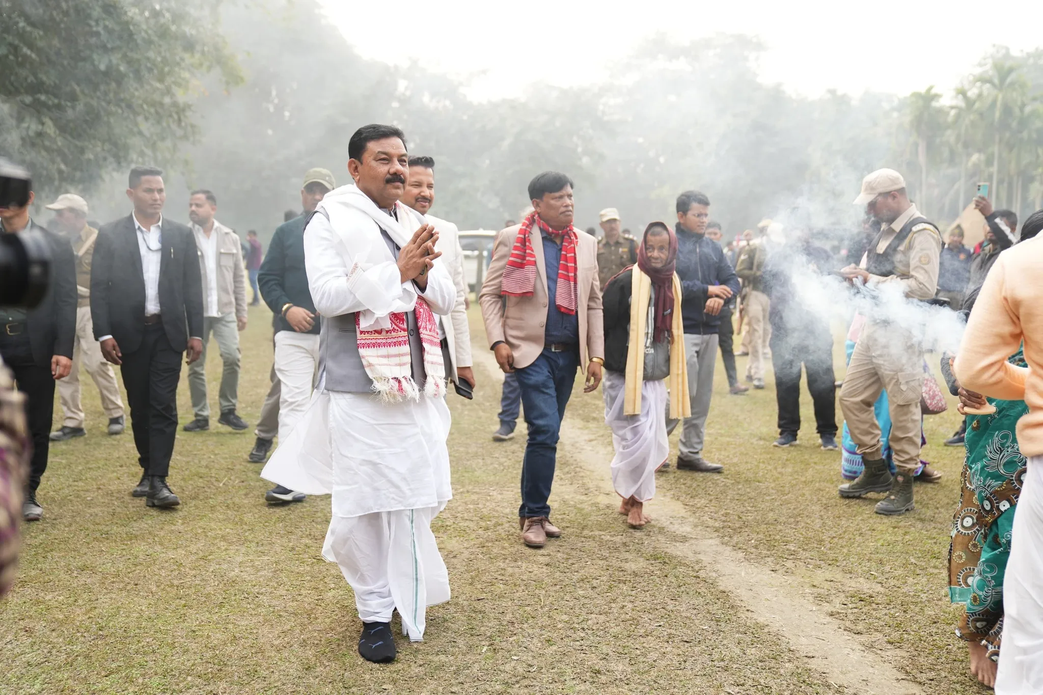 মহাপুৰুষ শ্ৰীমন্ত শংকৰদেৱ আৰু দামোদৰদেৱৰ মহাপ্ৰয়াণৰ স্থান পৰিদৰ্শন মন্ত্ৰী ৰঞ্জিত কুমাৰ দাসৰ