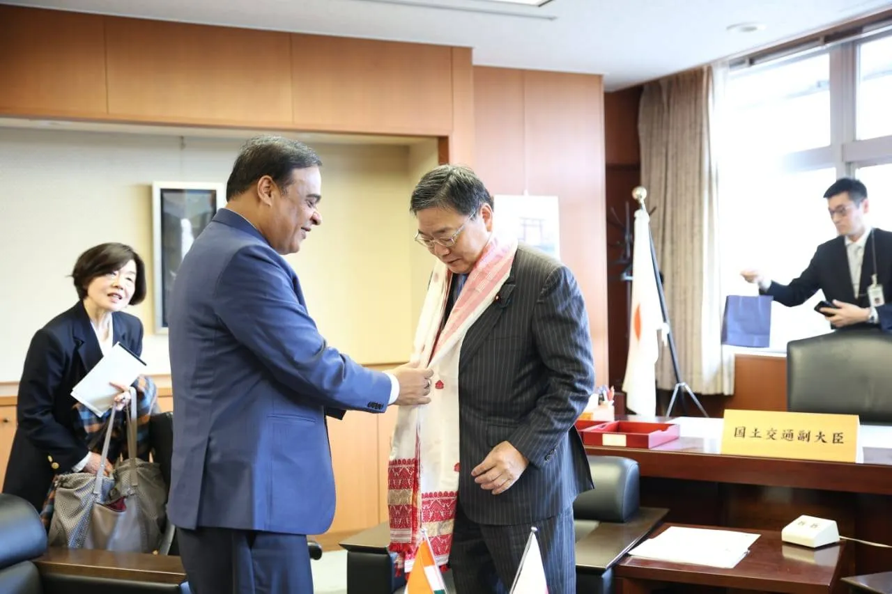 অসম-জাপানৰ সম্পৰ্ক শক্তিশালী কৰিবলৈ জাপানৰ শীৰ্ষ চৰকাৰী বিষয়াসকলক সাক্ষাৎ