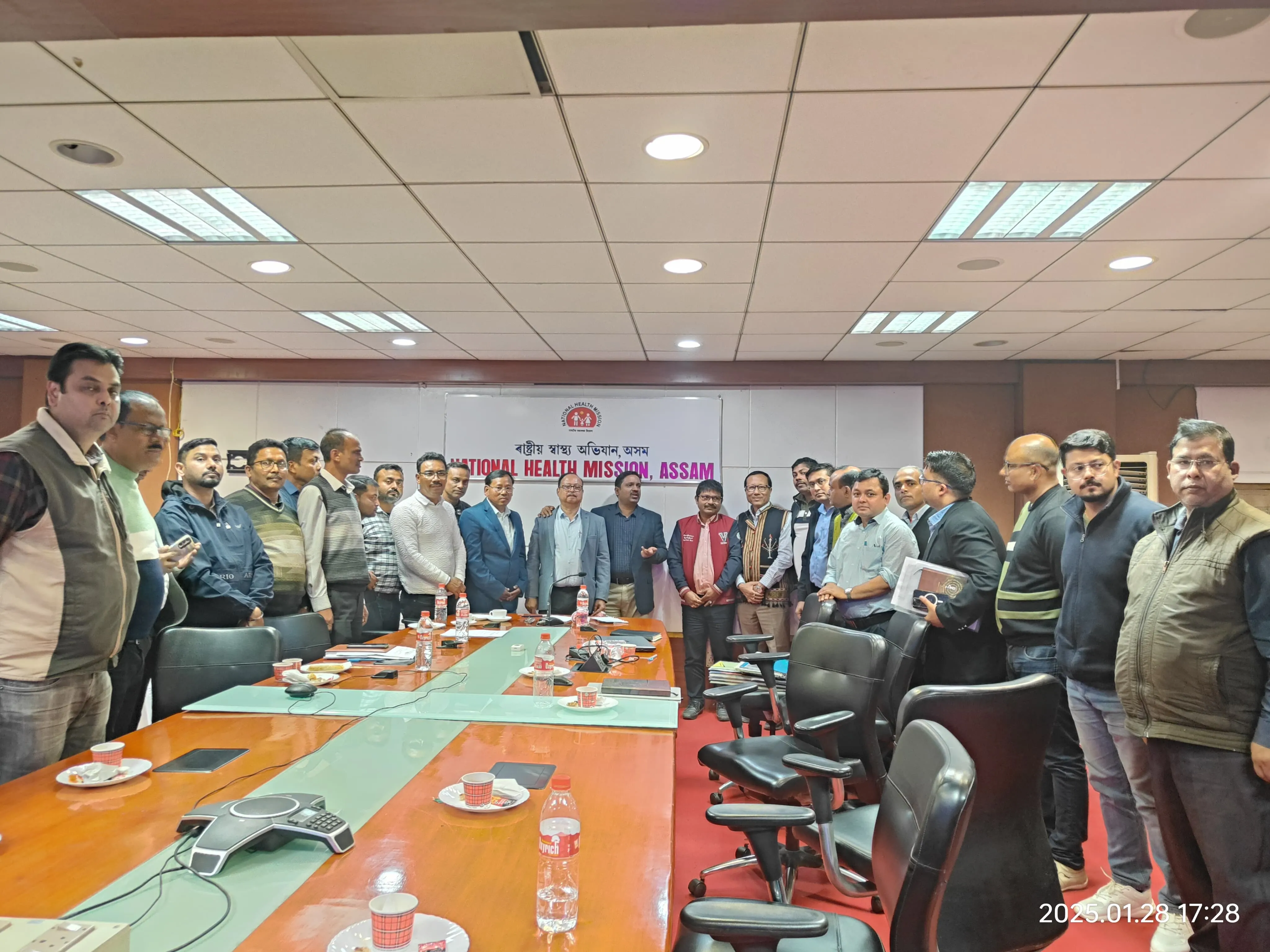 ৰাষ্ট্ৰীয় স্বাস্থ্য অভিযানৰ কৰ্মচাৰীসকলৰ বিভিন্ন সমস্যা সন্দৰ্ভত আলোচনা