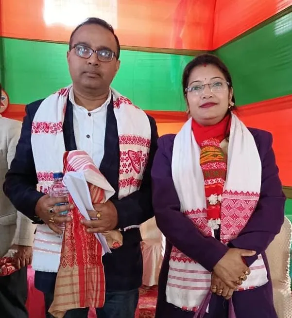 বৰ্ণালী শইকীয়াক সম্বৰ্ধনা