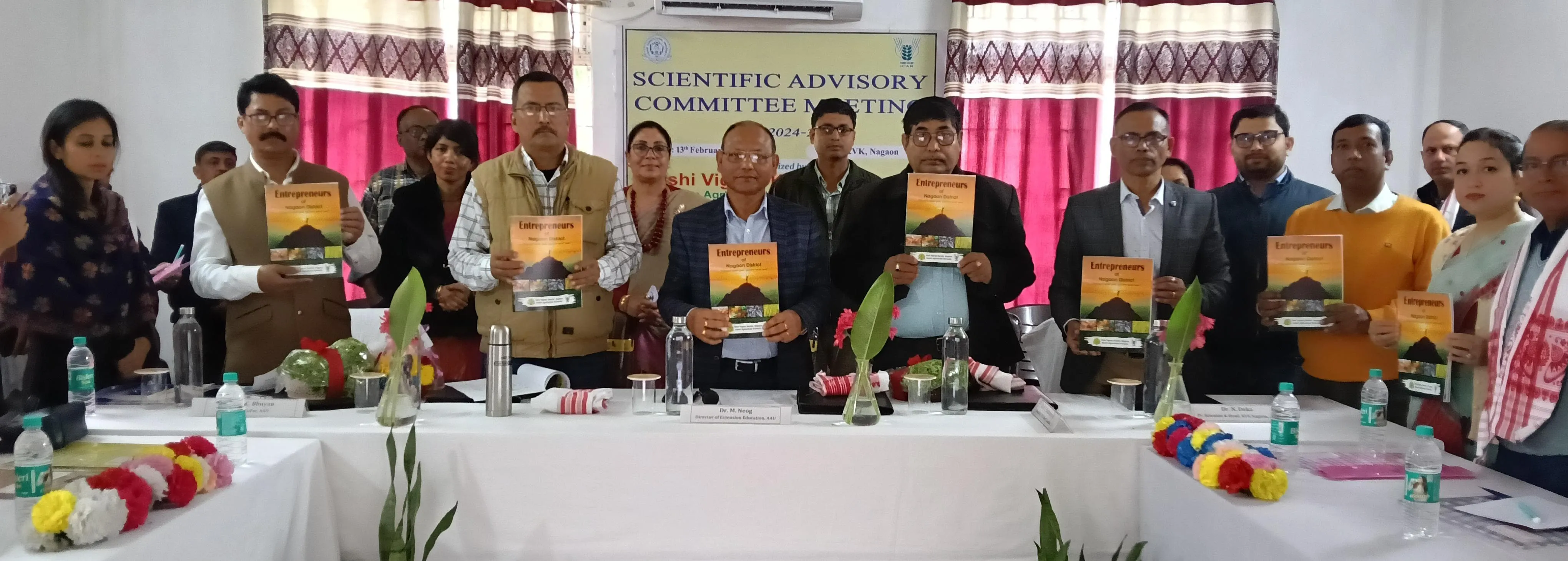 কৃষি বিজ্ঞান কেন্দ্ৰত বৈজ্ঞানিক পৰামৰ্শদাতা সমিতিৰ সভা