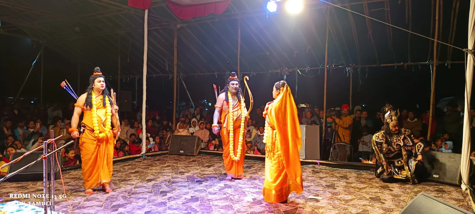 টেঙাখাত বৰ-অভয়পুৰীয়াত ভাওনা প্ৰদৰ্শন  