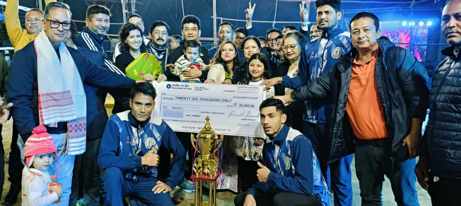 ৰংপুৰৰ ঐতিহাসিক তলাতল ঘৰত অকণ বৰুৱা সোঁৱৰণী ভলীবল প্ৰতিযোগিতা সম্পন্ন