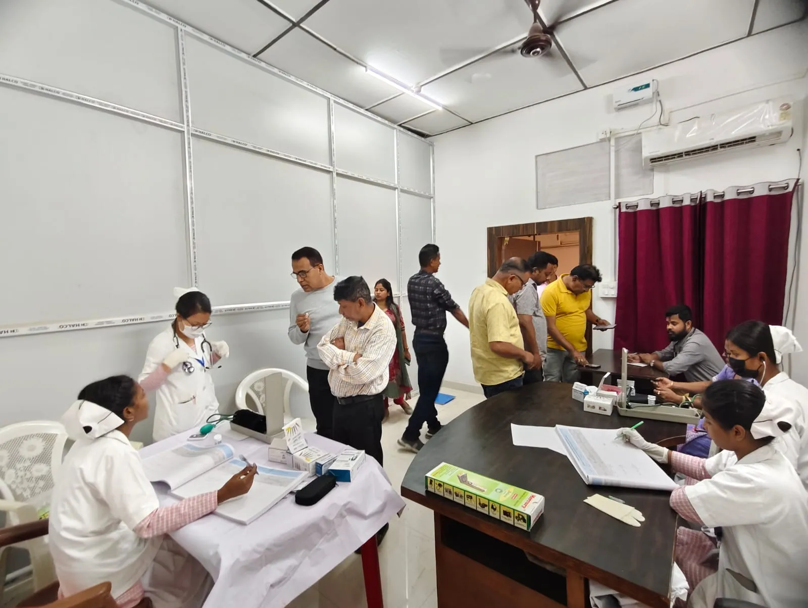 মৰিগাঁও জিলাত স্বাস্থ্য আৰু পৰিয়াল কল্যাণ বিভাগৰ অসংক্ৰামক ৰোগৰ স্বাস্থ্য পৰীক্ষা অভিযান
