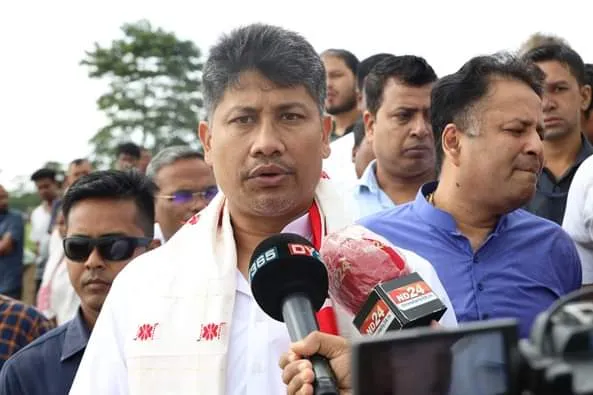 pijush hazarika at lakhimpur teliapothar  