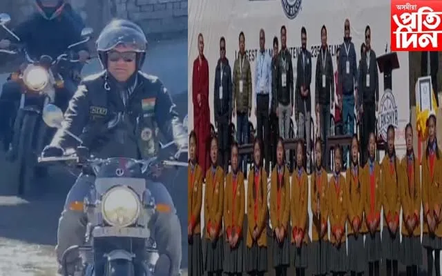 মুখ্যমন্ত্ৰী পেমা খাণ্ডুৰ বাইক চলাই এই ৰেলীত অংশগ্ৰহণ   