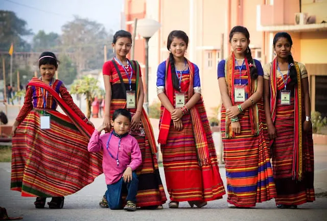 Hajong Dress  Traditional Assamese Attire