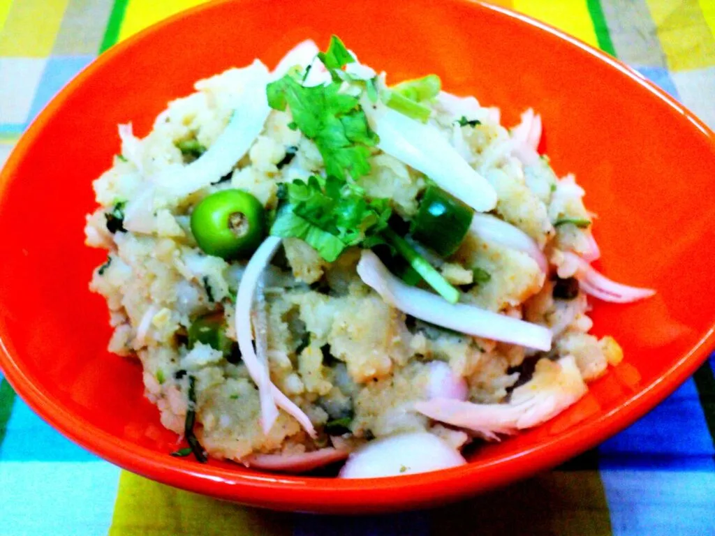 aloo pitika  aloo pitika