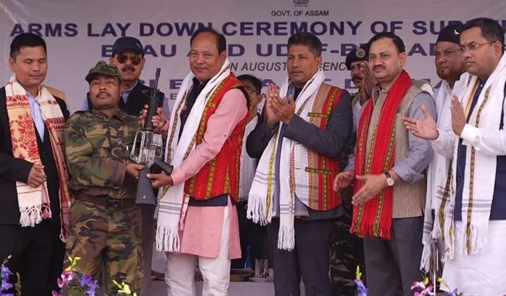arms lay down ceremony hailakandi   User