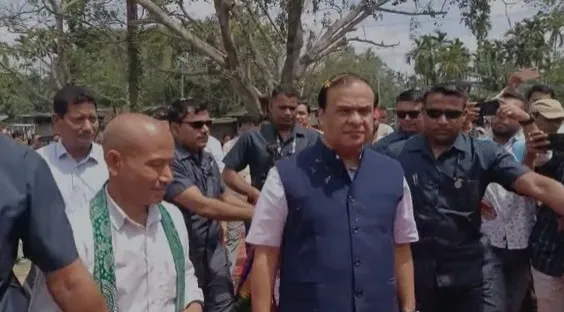 মুখ্যমন্ত্ৰী হিমন্ত বিশ্ব শৰ্মা  