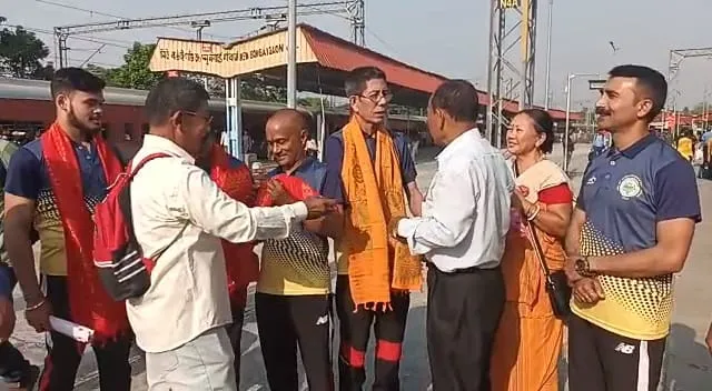অভিযানকাৰী দলক শুভেচ্ছা জ্ঞাপন  