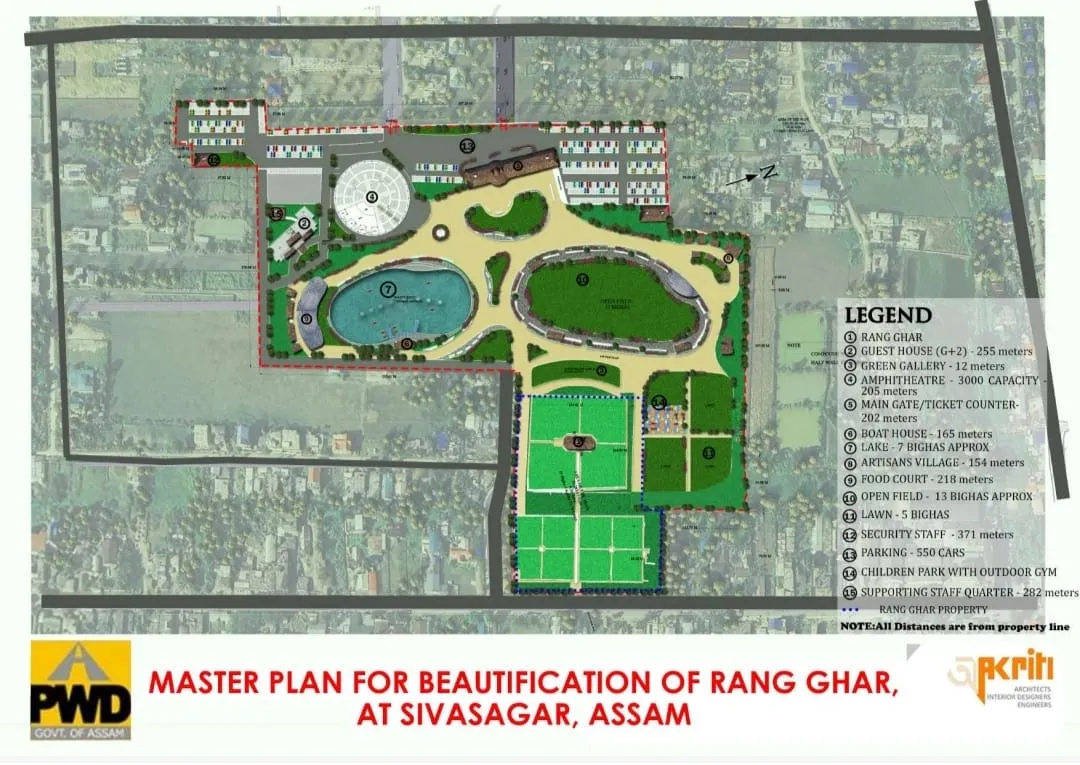 ৰংঘৰ প্ৰকল্পৰ মাষ্টাৰ প্লেন  