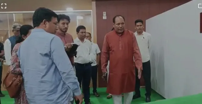 কোকৰাঝাৰত বিধানসভাৰ অধ্যক্ষ বিশ্বজিৎ দৈমাৰী  