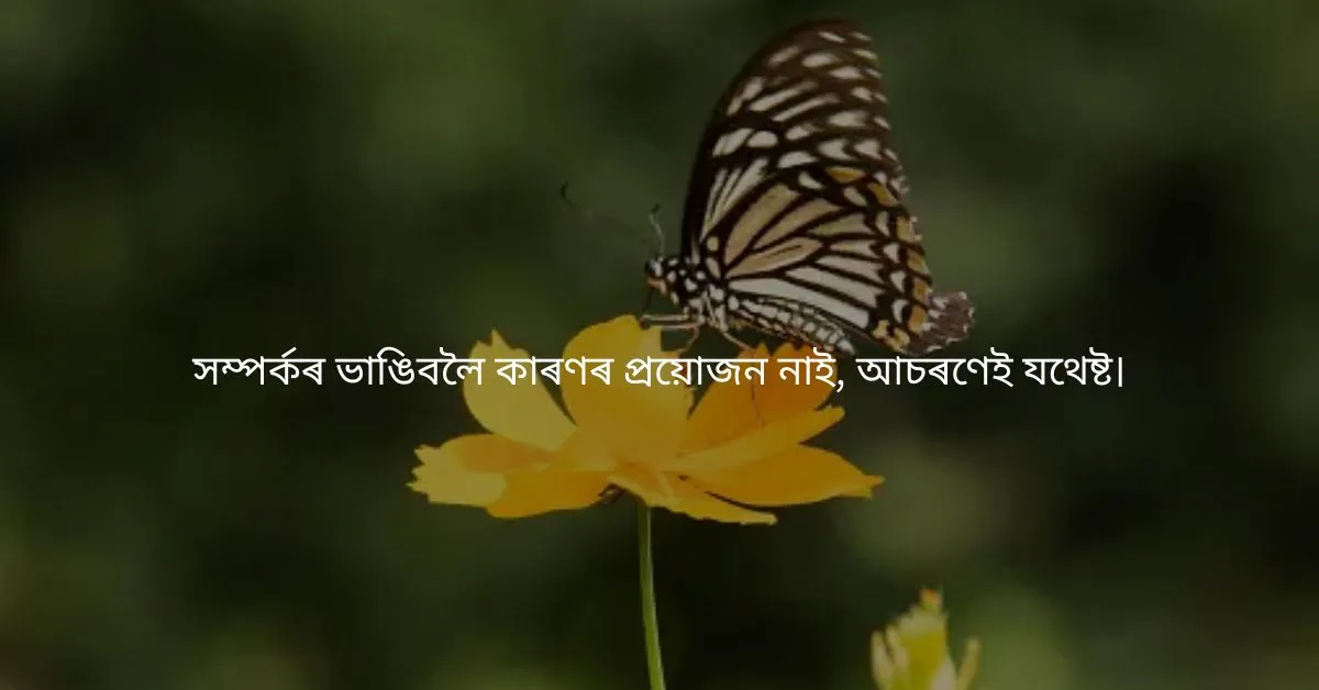 Assamese Quotes About Life: জীৱনৰ বিষয়ে উদ্ধৃতি  