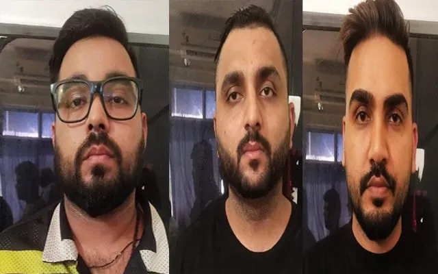 গ্ৰেপ্তাৰ হোৱা ৩ মাষ্টাইমাইণ্ড  