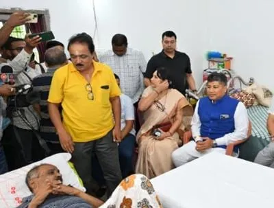 বিকাশ শৰ্মাৰ স্বাস্থ্যৰ বুজ লৈছিল পীযুষ হাজৰীকাই  User